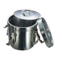 18-8 フック付 ダブル食缶 6L(シリコンパッキン)
