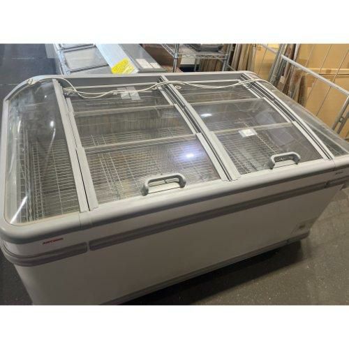 【中古】スライドガラスショーケース フジタカ SINGAPORE185 幅1854×奥行853×高さ853 【送料別途見積】【福岡店在庫】