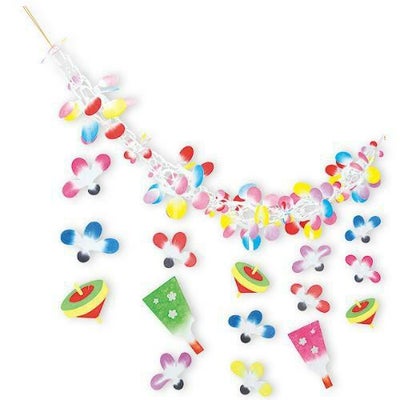 アルファ カラフル追羽根ガーランド