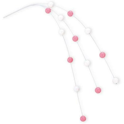 アルファ 餅花3本シダレ ピンク/白