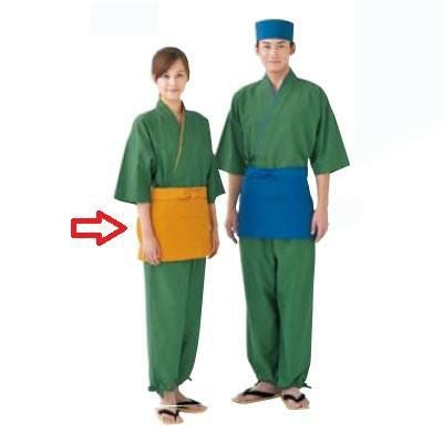 ショート前掛 ET3461-5 黄 レギュラー