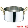 プチパン 18-8 UK 両手半寸胴鍋(蓋無) 9cm