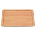 長角盆 390×273 薄木目 ノンスリップ