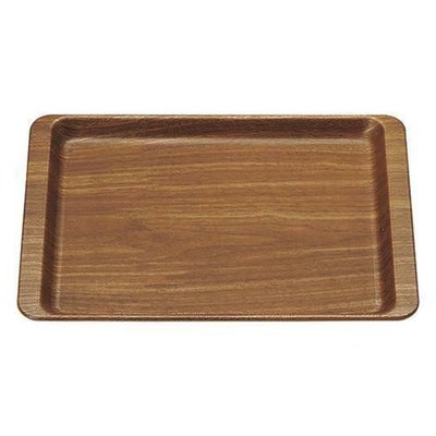 長角盆 300×210 濃木目 ノンスリップ