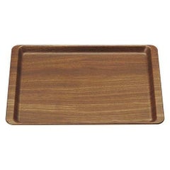 長角盆 360×252 濃木目 ノンスリップ