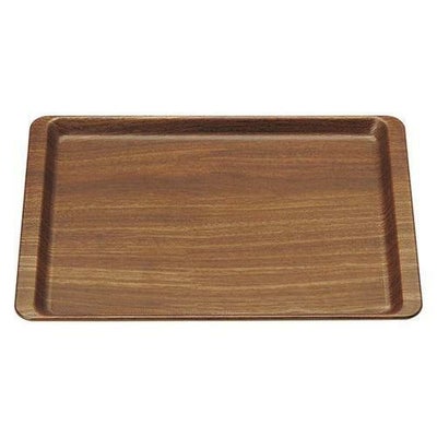 長角盆 360×252 濃木目 ノンスリップ