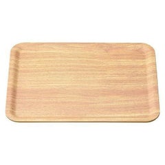 ユニバーサルトレイ 薄木目 ノンスリップ 390×293