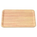 ユニバーサルトレイ 薄木目 ノンスリップ 420×315