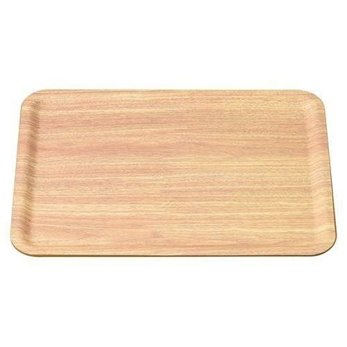 ユニバーサルトレイ 薄木目 ノンスリップ 420×315