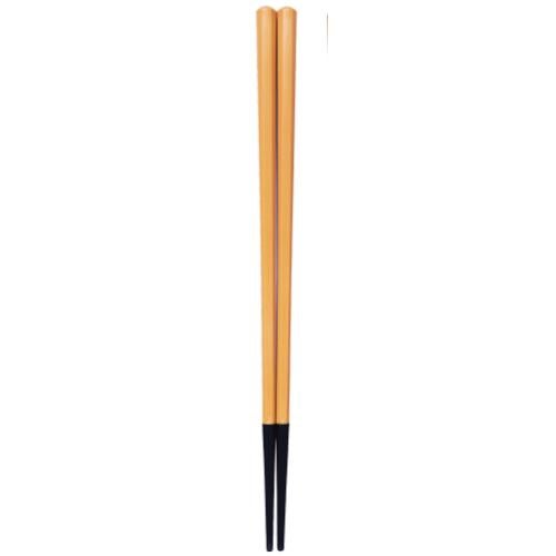 H2-1AP 二色箸 23cm アプリコット 100膳