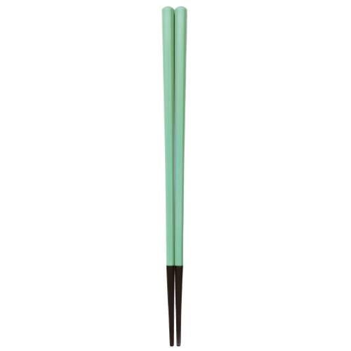 H2-1MG 二色箸 23cm ミントグリーン 100膳