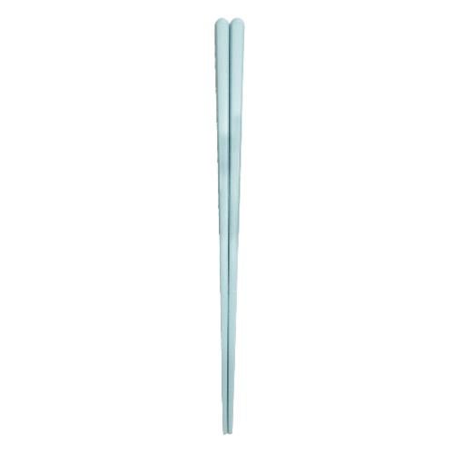 H4-1LBL 転がらない八角箸 23cm ライトブルー 100膳