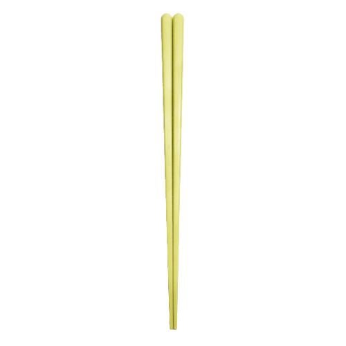 H4-1LYL 転がらない八角箸 23cm ライトイエロー 100膳