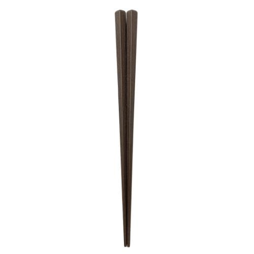 H5-1DB 五角箸 23cm ダークブラウン 100膳