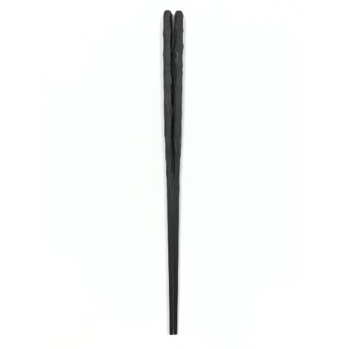 HR-1BK 乱彫箸 23cm 黒 100膳