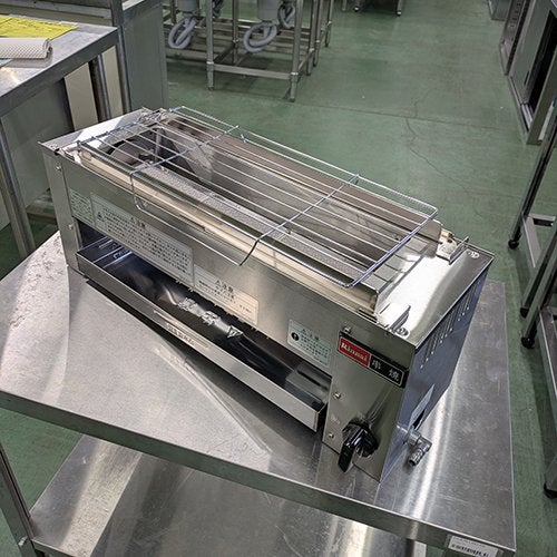 中古】焼物器 リンナイ(Rinnai) RGK-61D 幅606×奥行209×高さ216 LPG