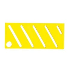 HACCP包丁差用カラープレート A(斜)タイプ イエロー
