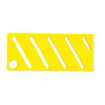 HACCP包丁差用カラープレート A(斜)タイプ イエロー