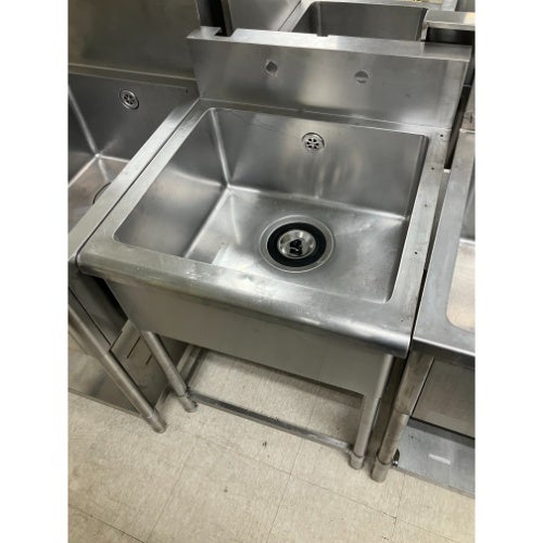 中古】一槽シンク BGあり 幅600×奥行600×高さ800 【送料別途見積