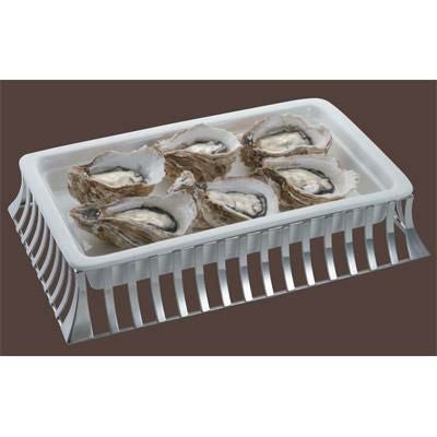 角ブッフェスタンド (陶器付) 18-8