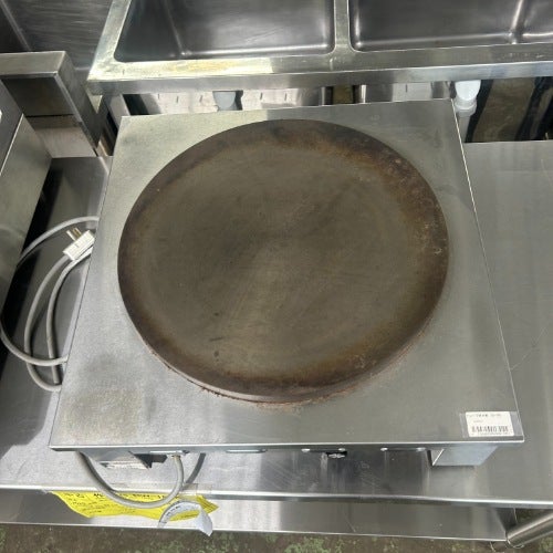 中古】クレープ焼き器 エイシン電機 EC-2000 幅500×奥行500×高さ190