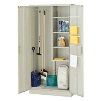 掃除道具入れ（両開き）