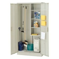 掃除道具入れ（両開き）