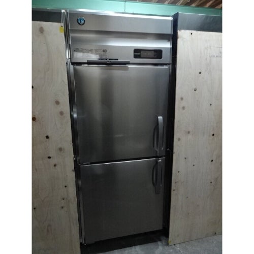 中古】2ドア冷凍庫 ホシザキ HF-75AT-1-(L) 幅750×奥行650×高さ1910