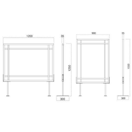 marukatsu(丸勝)　衝立 6181-9127