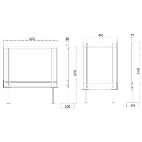 marukatsu(丸勝)　衝立 6182-9127