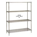 １８－８ ステンレスエレクターシェルフ ＳＬＳシリーズ ＰＳ１５９０ ４段 ＳＬＳ９１０