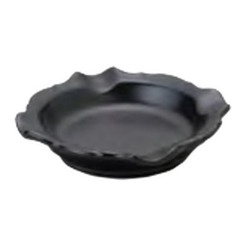 [新品未使用・希少]　TRINIDAD 陶器製灰皿 12-149-17/ミニ灰皿 黒マット 8.3×1.8(cm)/業務用/新品/小物送料対象