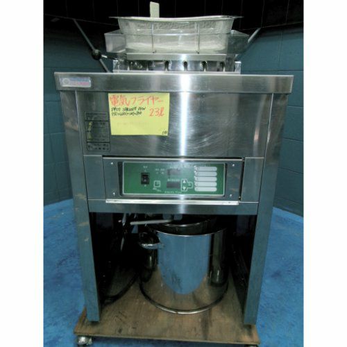 中古】電気フライヤー 押切電機 OF-23N 幅550×奥行600×高さ800 【送料