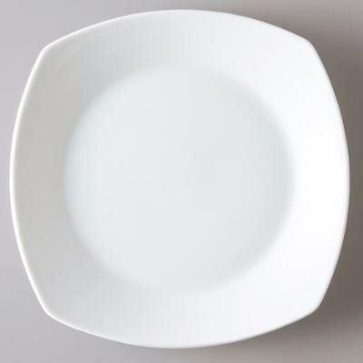 ☆18cmソフトスクエアプレート(白)