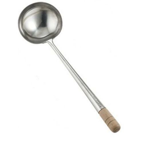 中国製ステン中華お玉 2号(約360cc)【旧加大】