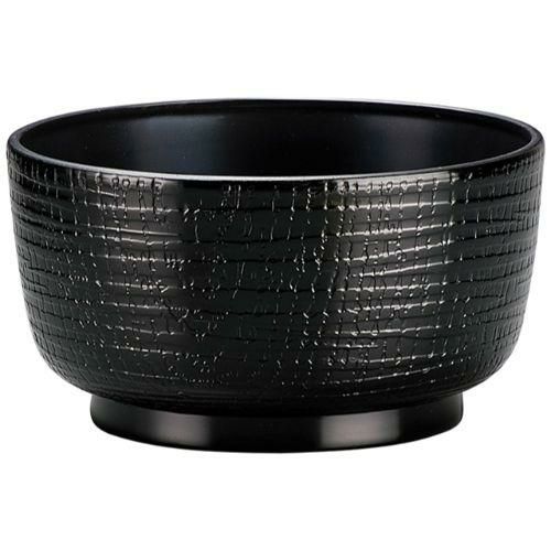 耐ケヤキ割子(小)親 黒塗(内黒)/業務用/新品/小物送料対象商品 | 飯椀