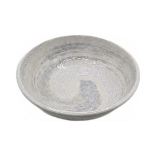 【飲食店定番】早瀬白手捻り 4寸鉢