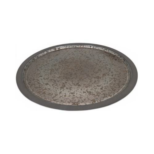 【飲食店定番】窯変ゴールド 20cmプレート φ20.5×1.3(cm)