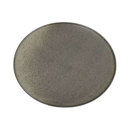 【飲食店定番】ロシュグレー 24cmプレート φ24.3×φ24.3×2.8(cm)