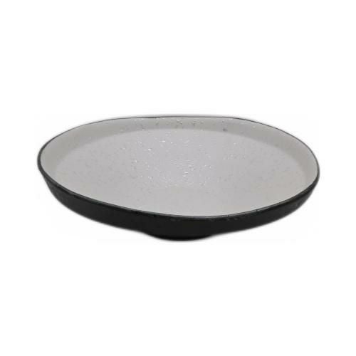 【飲食店定番】ラスター たわみ向付 Φ16.5×Φ16.5×4.6(cm)