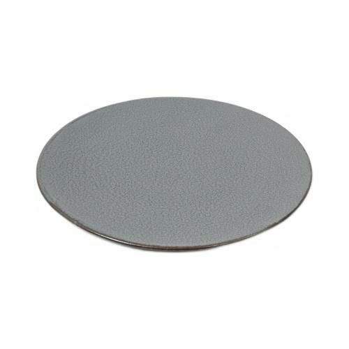 【飲食店定番】アッシュ 22cm高台プレート φ22×φ22×2.7(cm)