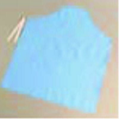 シャバルバ カラーエプロン 胸付 650 L ブルー