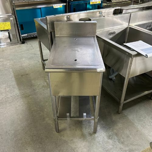 中古】一槽シンク 幅450×奥行750×高さ800 【送料別途見積】【業務用