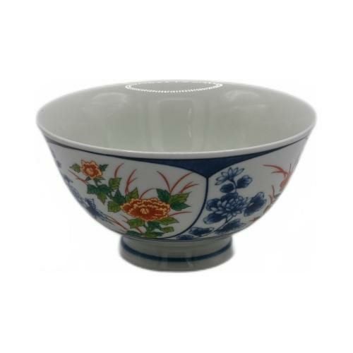 【飲食店定番】【波佐見焼】錦間取花 飯碗 φ11.5×φ11.5×H6(cm)