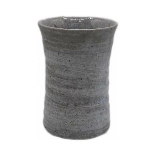 【飲食店定番】杵型タンブラー 青磁刷毛 7.3×7.3×10.7(cm)