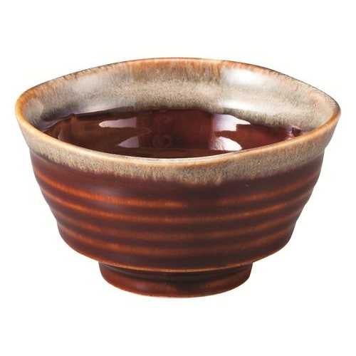 290-1605 茶塗広口小鉢