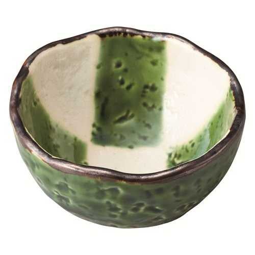 290-3579 織部格子タタラ鉢(小)
