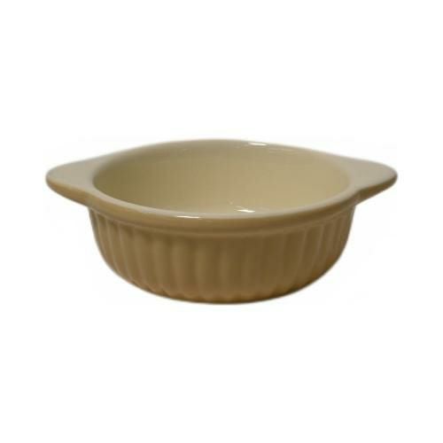 【飲食店定番】グラタン皿 丸型アイボリー15cm