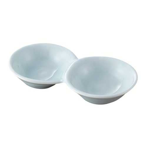 293-82 だんご2品皿 青磁