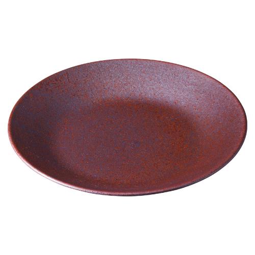 294-15 赤茶備前 26.5cm皿